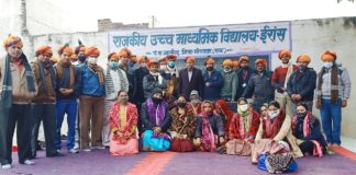 कोरोना योद्धाओं का तिलक लगाकर किया सम्मान