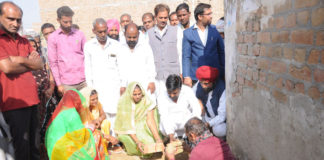 ग्राम पंचायत 2 केएनजे में सीसी ब्लॉक मय नाली निर्माण कार्य का हुआ उद्धघाटन