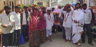 कनेछन कलाँ में कलश यात्रा के साथ नानी बाई मायरा कथा का शुभारंभ