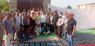 नगर पालिका अध्यक्ष का किया स्वागत