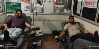 विजयवर्गीय समाज के युवाओ ने किया रक्तदान