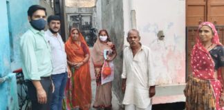 वार्ड नंबर 23 में कोविड-19 वैक्सीन लगाने हेतु प्रेरित किया