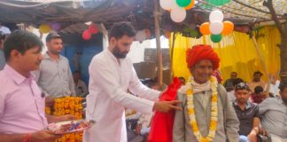 पर्यावरण को समर्पित कन्हैयालाल धाकड़ को सम्मानित किया