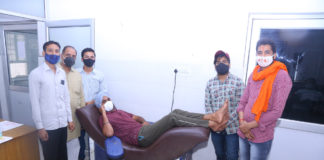 रक्तदान व प्लाज्मा दान शिविर का आयोजन किया