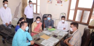 जिला अस्पताल में शिशु अस्पताल का निरीक्षण किया