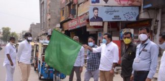 कोविड-19 के बचाव हेतु प्रचार प्रसार कर अपील की