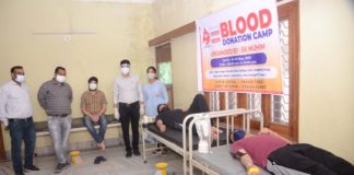 दो दिवसीय रक्तदान शिविर का आयोजन किया