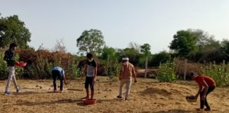 श्रमदान कर दी अपनी सेवाएं