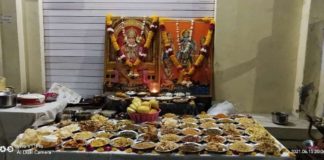 कोरोना संक्रमण का एक भी केस नही आने पर कोरोना मुक्त भारत की कामना कर लिए लगाया छप्पन भोग