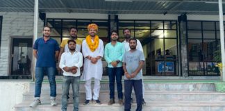 केंद्रीय मानव संसाधन मंत्रालय सदस्य डॉ. मिथिलेश गौतम का भाजयुमो ने किया स्वागत