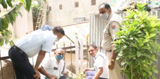 ट्रैफिक कर्मियों के जन्मदिवस पर थाना परिसर में पौधरोपण कर लिया सार सम्भाल का संकल्प