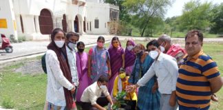 अपने-अपने आंगनवाड़ी केंद्र पर पांच-पांच पौधे अवश्य लगावे: चौधरी