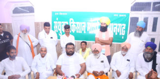 भाजपा नेताओं पर जमकर बरसे किसान नेता।