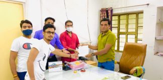 फीस में राहत देने के लिए छात्रसंघ अध्यक्ष ने मुख्यमंत्री के नाम सौंपा ज्ञापन