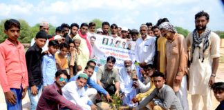 युथ कांग्रेस ने सचिन पायलट के जन्मदिवस पर किया पौधारोपण