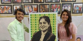 आर्टिस्ट शिव माली ने इंटरनेशनल आर्टिस्ट शिखा शर्मा का किया सम्मान