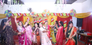 सांस्कृतिक कार्यक्रम के साथ मनाया करवा चौथ महोत्सव