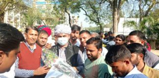 रावणा राजपूत अपघात सेवा समिति ने किया राजस्व मंत्री जाट का स्वागत