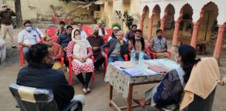 शांति समिति की बैठक संपन्न त्योहारों पर गाइडलाइन की पालना करें