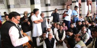 भीलवाड़ा प्रभारी मंत्री महेश जोशी का नगर एवं ग्रामीण कांग्रेस कार्यकर्ताओं ने किया गर्मजोशी से स्वागत