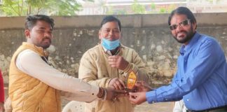 नेहरू सेवा केंद्र के तत्वाधान में कोरोना योद्धा सम्मान समारोह आयोजित