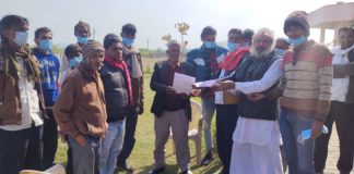 भारतीय किसान संघ ने राष्ट्रव्यापी आंदोलन के तहत राष्ट्रपति के नाम दिया ज्ञापन