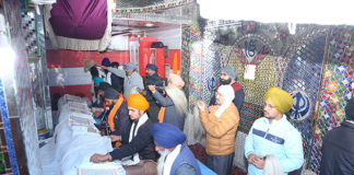 श्री अखंड पाठ साहिब की एकोत्तरी की आरंभ