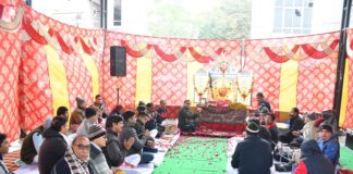 शहर की सुख स्मृद्धि व खुशहाली के लिए करवाया सुन्दरकांड महापाठ