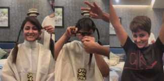 कैंसर से जूझती हिना खान ने खुद काटे अपने बाल, इमोशनल हुआ पूरा परिवार, देखें VIDEO