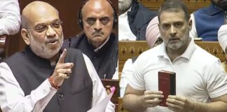 VIDEO: ‘अंबेडकर एक फैशन’ वाले बयान पर बढ़ा तनाव, शाह को मिला 12 बजे तक का समय