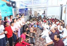 फादर्स डे पर हंसवाहिनी संगीत कला मंदिर में गूंजे भावनाओं के सुर