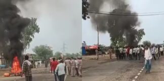 नूंह हरियाणा में दो पक्षों के बीच पथराव, बाइक-दुकानें फूंकीं, 11 घायल, दहशत का माहौल