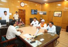 चैत्र नवरात्र मेले की व्यवस्थाओं को लेकर मां भद्रकाली क्षेत्र विकास सेवा समिति का जिला कलेक्टर को ज्ञापन