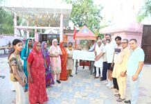 श्री राम प्रभात फेरी मंडल ने गौसेवा हेतु दिया 51 हजार का सहयोग