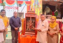 रामलीला के ग्यारहवें दिन अशोक वाटिका, लंका दहन और सेतु बंधन का हुआ रोमांचक मंचन