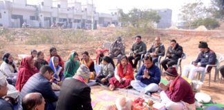 श्री बालाजी के मंदिर निर्माण हेतु भूमि पूजन का आयोजन