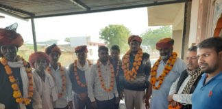 भाजपा ग्रामीण मंडल अध्यक्ष कुमावत का किया स्वागत