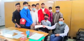 अखिल भारतीय विद्यार्थी परिषद ने रिक्त स्थानों की पूर्ति के लिए दिया ज्ञापन