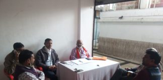 भाजपा जिला प्रभारी दिनेश भट्ट ने ली कार्यकर्ताओं की मीटिंग