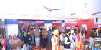 श्री अखंड पाठ साहिब की इकोत्तरी की शुरुआत