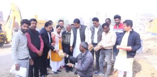 मिनी वाटर वर्क्स का उदघाटन एवं निर्माण कार्य का शुभारंभ