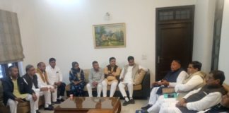 राहुल गांधी के दौरे की तैयारियों को लेकर बैठक का आयोजन