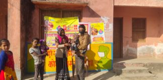 गांगलास में पोलियो की दवा पिलाई युवा संस्थान ने किया सहयोग