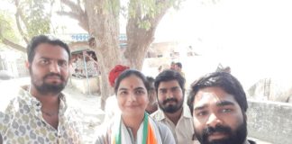 प्रदेश उपाध्यक्ष का ग्रामीण व युवा मोर्चा मण्डल रायला द्वारा स्वागत किया