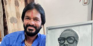 कोली ने बनाई डॉ अम्बेडकर की मूर्ति