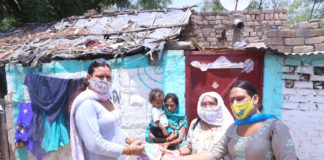 राशन एवं रोजमर्रा में काम आने वाली जरूरतमंद वस्तुओ का वितरण किया