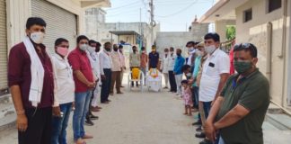 अहिल्याबाई बाई होल्कर की जन्म जयंती पर पुष्पांजलि अर्पित कर कोरोना फाइटर्स का सम्मान किया