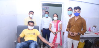 रक्तदान करने से मिलता है मन को सुकून – विक्रम धुड़िया
