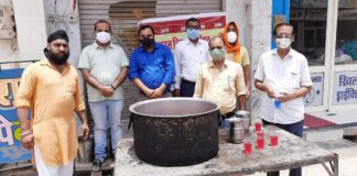 शांती के पुंज थे गुरूअर्जुन देव जी, भाविप ने लगाई ठण्डे मीठे जल की छबील