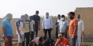 हरियाली धरती अभियान के तहत पौधारोपण अभियान अनवरत जारी